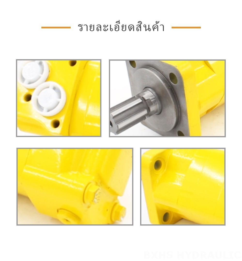 BM5_มอเตอร์ไฮดรอลิกแบบไซคลอยด์-2 100 ซีซี/รอบ 75 ลิตร/นาที มอเตอร์ไฮดรอลิก